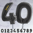 26" Black Number Foil Balloons (0 - 9) additional 1
