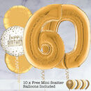 60th Birthday Gold Foil Balloon Package additional 1