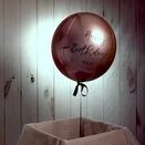 Personalised Rose Gold Orb Balloon additional 2