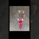 Personalised Pink Feathers Bubble Balloon additional 5