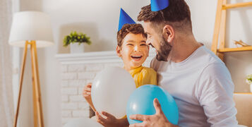 Father,And,Son.,Energetic,Optimistic,Boy,And,Man,Playing,With