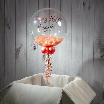 Feather Bubble Balloons