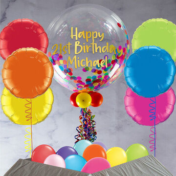Confetti Bubble Balloon Packages