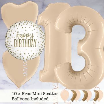 Teenage Balloon Number Packages