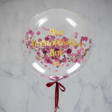 Confetti Bubble Balloons