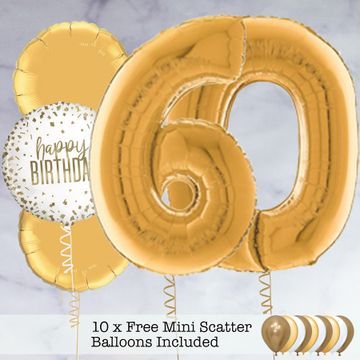 Number Balloon Packages Ages 41 - 60