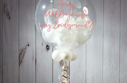 Will You Be My Bridesmaid Balloons x 5 WEDDDING/HEN/PARTY/CELEBRATION/VALUE/CUTE 
