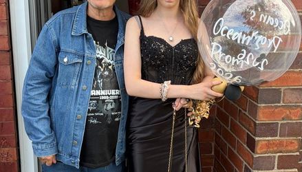 Customer image of Personalised 'Prom' Confetti Bubble Balloon