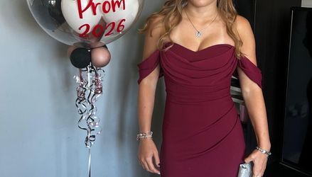 Customer image of Personalised 'Prom' Multi Fill Bubble Balloon