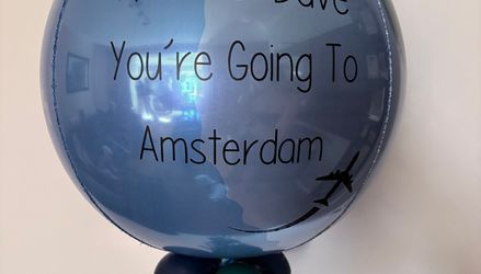 Customer image of Holiday Reveal World Bubble Balloon