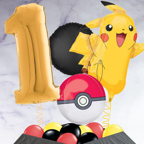 Pokemon Inflated Birthday Balloon Package
