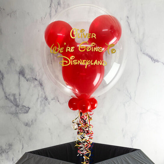 'We're Going To Disneyland' Mickey Latex Fill Balloon