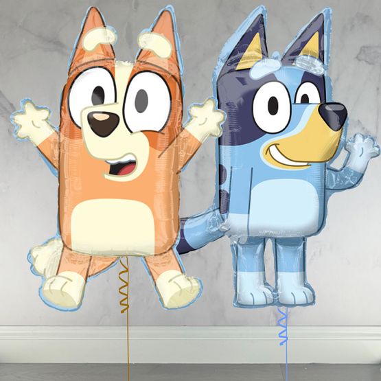Bluey &amp; Bingo Inflated Duo Of Balloons