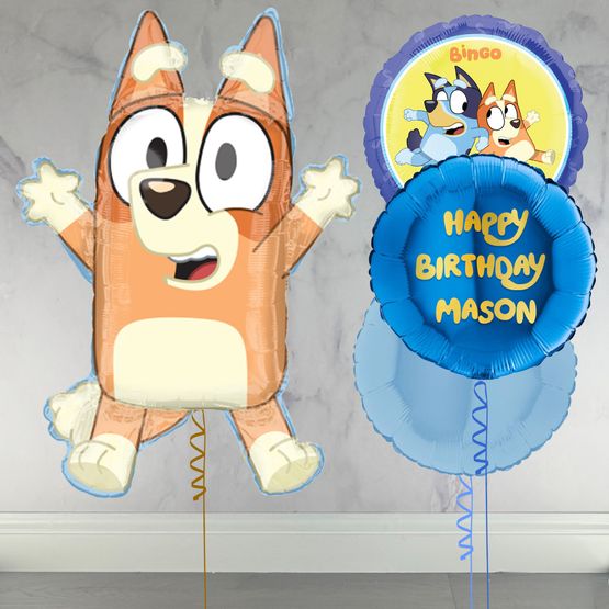 Bingo Personalised Inflated Balloon Set