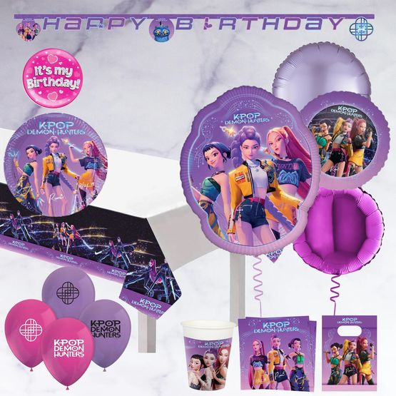 K Pop Demon Hunters Balloons &amp; Party Package