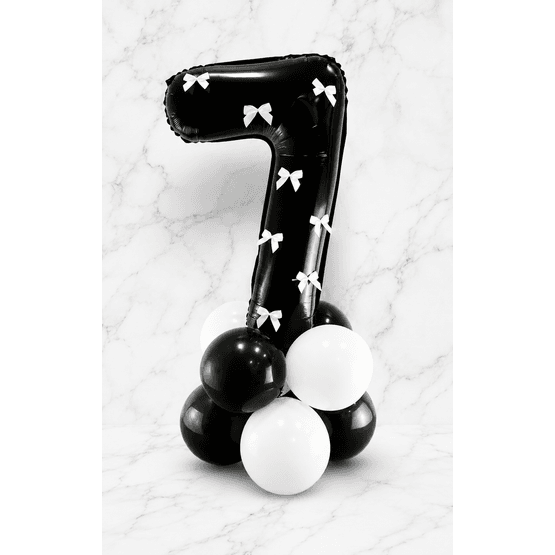 Bowtique Number Balloon Display