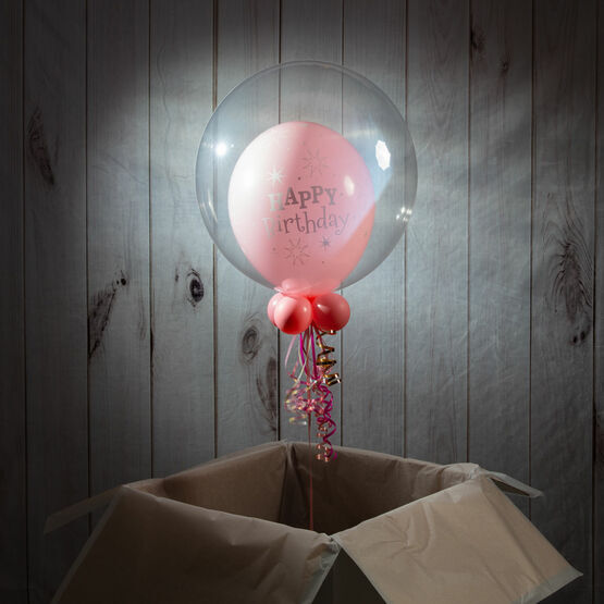 Happy Birthday Personalised Bubble Balloon