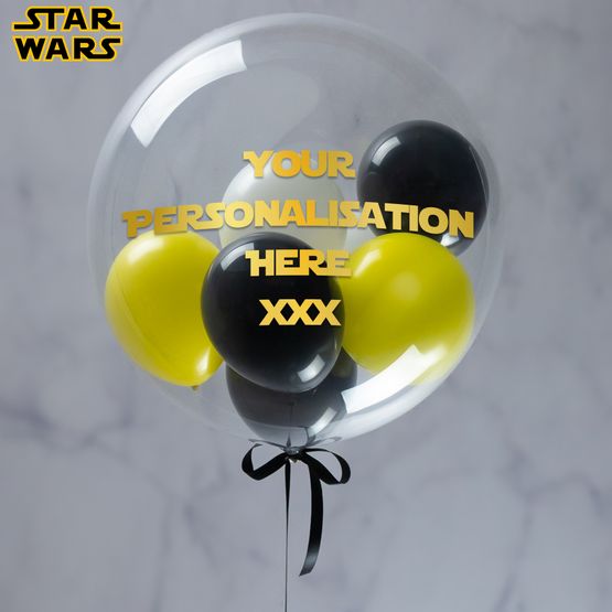 Personalised Star Wars Multi Fill Bubble Balloon