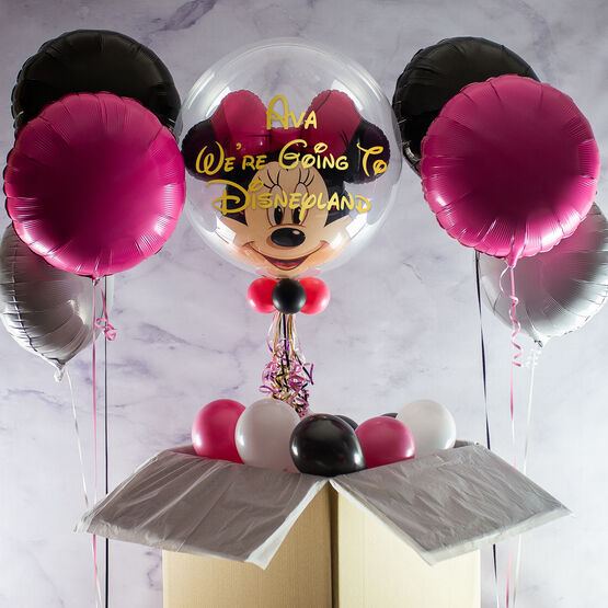 'We're Going To Disneyland' Reveal Minnie Mouse Balloon Package