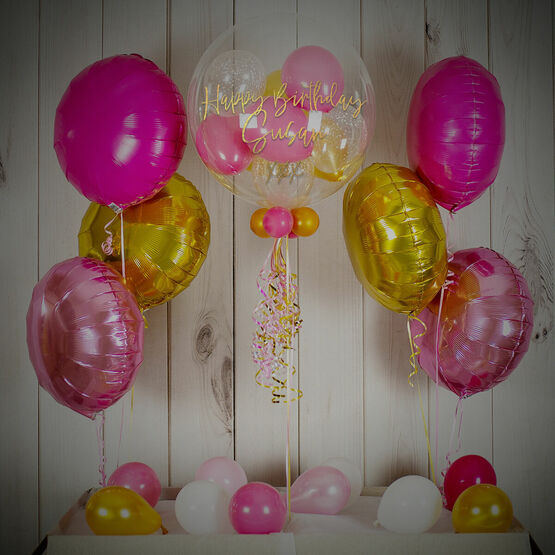 Pink & Gold Balloon Package