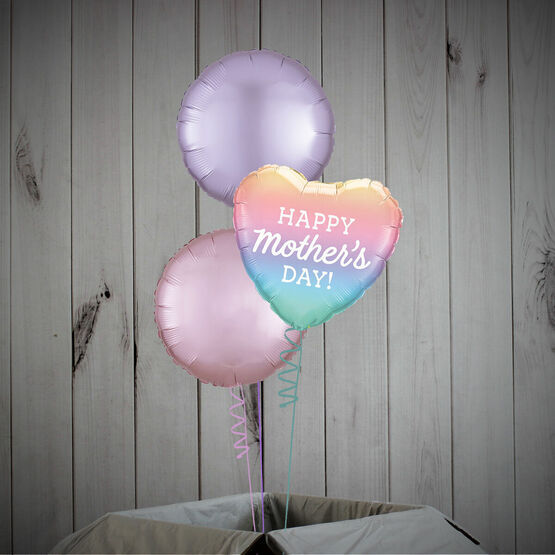 'Happy Mother's Day' Small Ombre Balloon Set