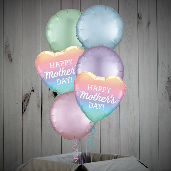 'Happy Mother's Day' Large Ombre Balloon Set