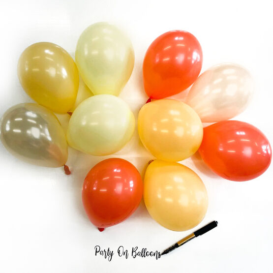 5" Natural Tones Scatter Balloons (Pack of 10)