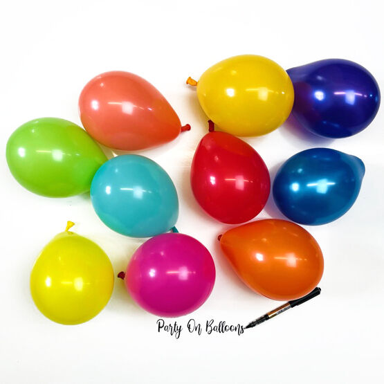 5" Rainbow Scatter Balloons (Pack of 10)
