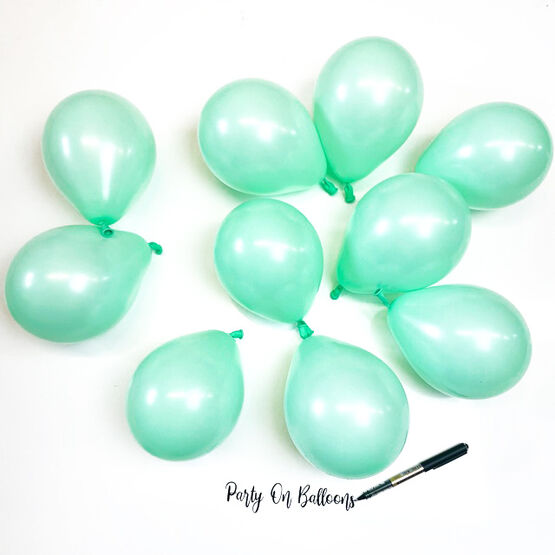 5" Mint Green Scatter Balloons (Pack of 10)